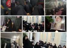 🔰برگزاری مراسم گرامیداشت خادم الرضا علیه السلام، رئیس جمهور مجاهد،خدوم و مردمی حضرت آیت الله رئیسی و جمعی از همرهانشان در مدرسه علمیه حضرت نرگس علیها السلام.